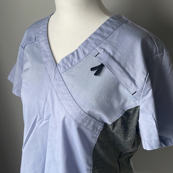 Health Pro Stretch Scrub Top - Picture 3 of 12